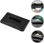 Cabilock Car Visor Tissue Holder Pu Napkin Case for Easy Access Stylish Sun Visor Organizer Quick Installation and Dirt-Resistant Design for Vehicle Accessories