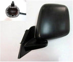 TRQ 2 Piece Driver and Passenger Side Mirror Assembly Set Electric Adjustment Heated No Memory Textured Compatible with 2015-