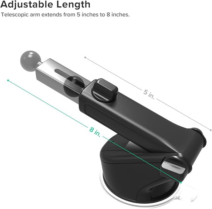 iOttie Easy One Touch 5 CD Slot Mount with extra Dashboard Mounting Base - Universal Car Mount Phone Holder for iPhone, Google, Samsung, Moto, Huawei, Nokia, LG, and all other Smartphones