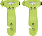 2-Pack Car Safety Hammer, Auto Emergency Escape Hammer with Window Breaker and Seat Belt Cutter, Emergency Escape Tool for Ca