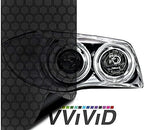 VViViD Extra-Wide Headlight Taillight Vinyl Tint Wrap 16 Inch x 60 Inch Roll (Hex+ Dark Smoke)