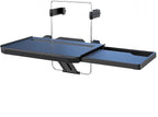 Car Steering Wheel Desk Compatible with Ford F150 F250 F350 F-150 F-250 F-350, Foldable Back Seat Tray Table, Car Steering Wheel Tray for Laptop Eating Writing, Travel Car Accessories,B