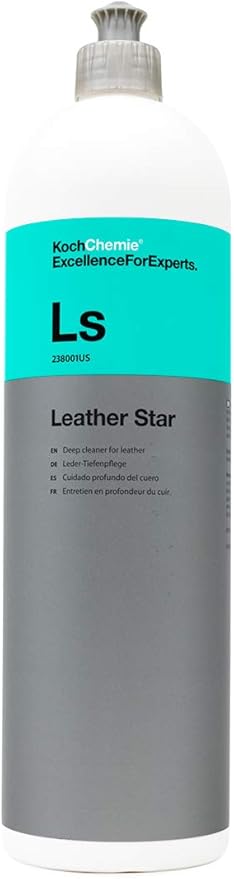 KOCHCHEMIE - Leather Star - Deep Cleaner for Leather; Revitalizes, Preserves, and Protects; Pleasant Fragrance, Color Intensi