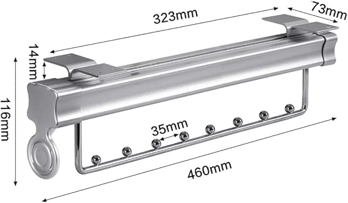 Pull Out Closet Clothes Rail,Extendable Wardrobe Hanger with Double Sliding Track, Aluminum Framed,Load-Bearing 30Kg Clothes,