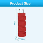 YNR Over Door Storage with 4 Pockets Strong and Durable, Hanging Wardrobe Storage Organiser Practical and Spacious, Hanging S