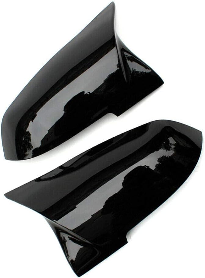 Black Rearview Mirror Cover Cap Compatible with BMW 228i 435i 116i 118i 120i 125i 130i 218i 220i 320i 328i 330i 335i 420i 428i 435i F21 F30 F31 F32 F33 F36