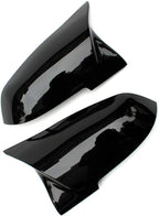Black Rearview Mirror Cover Cap Compatible with BMW 228i 435i 116i 118i 120i 125i 130i 218i 220i 320i 328i 330i 335i 420i 428i 435i F21 F30 F31 F32 F33 F36