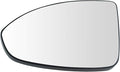 TRQ Driver Side Mirror Glass Non Heated with Backing Plate For Factory Equipped & Aftermarket Mirrors Compatible with 11-15 C