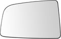 TRQ Passenger Side Upper Mirror Glass Heated Convex Snap On Compatible with 2007-2009 Dodge Sprinter 2500 Sprinter 3500 2010-