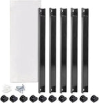DGSL Magnetic Tool Holder Strip 5 Pack, 16 In Heavy Duty Tool Organizer Magnetic Strip, Tool Magnet Bar For Garage Tool Organ