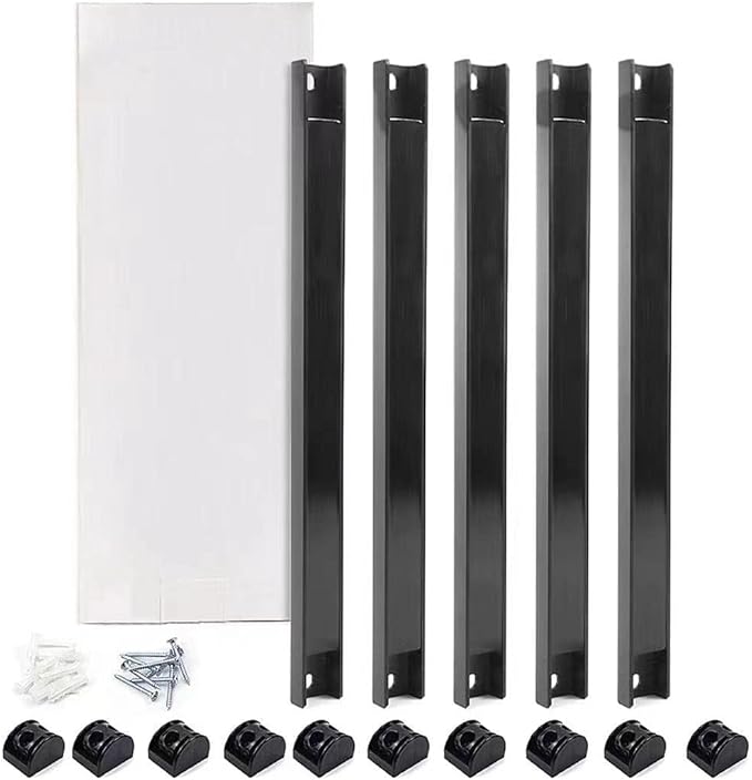 DGSL Magnetic Tool Holder Strip 5 Pack, 16 In Heavy Duty Tool Organizer Magnetic Strip, Tool Magnet Bar For Garage Tool Organ