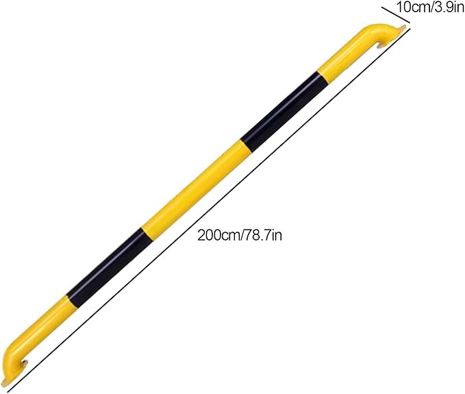 Steel Pipe Parking Stopper for Garage, Car Blocker, Garage Parking Aid, for Various Car Parking(200cm/78.7in)