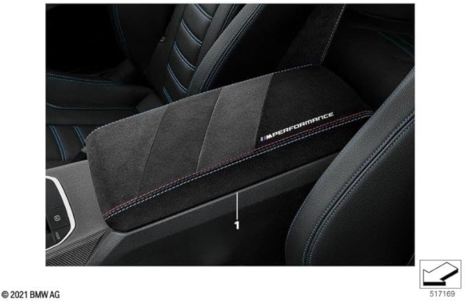 BMW Armrest M Performance Alcantara