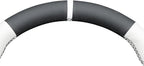 MEWANT Hand Stitched White Leather Steering Wheel Cover Wrap for Chevrolet Camaro 2017-2022 Steering Wheel Accessories for Chevrolet Camaro 2017-2022
