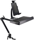 ARKON Mounts -Tablet And Keyboard Tray Combo Car Mount | Tablet Holder For Car | Professional-Grade Durability | Easy Installation | Keyboard Tray | Fits iPad and Samsung Tablets