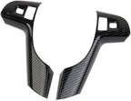 Korlot Carbon Fiber Style Interior Steering Wheel Cover Trim Accessories for Pontiac G8