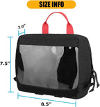KRYDEX Clear Top Insert Bag with Hook Panel Tactical Packing Cube Travel Organizer Bag (Large)