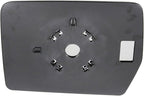 TRQ Passenger Side Mirror Glass Black Compatible with 2004-2010 Ford F150 2006-2008 Lincoln Mart LT FO1325125