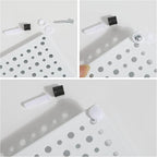 Peg Board, Heavy Duty Steel Organization Panels, Universal 1/8 and 1/4 Peg Board Accessories, Ideal for Garage Tool Storage, 