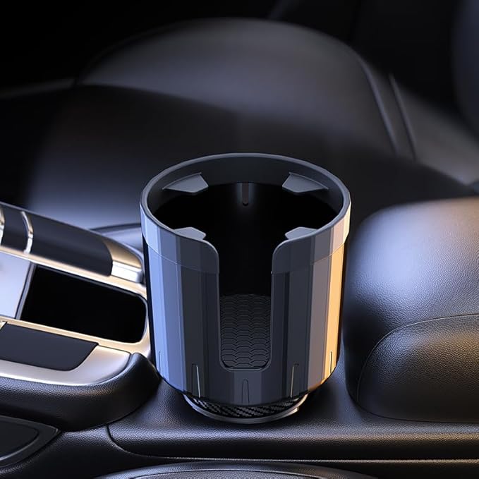 Car Cup Holder Expander, Universal Cup Holder Expander with Adjustable Base, Cup Holder Insert for 10-46 OZ Bottles, Cups, Ex