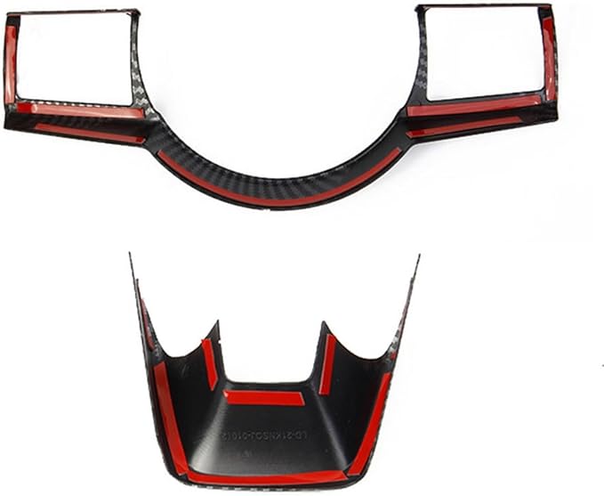 Carbon Fiber Steering Wheel Cover Molding Trims for Nissan Pathfinder 2022-2025 for 2021-2024 Rogue