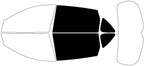 Rvinyl Window Tint Kit Compatible with Acura RDX 2019-2025 - Back Precut Kit - 5%