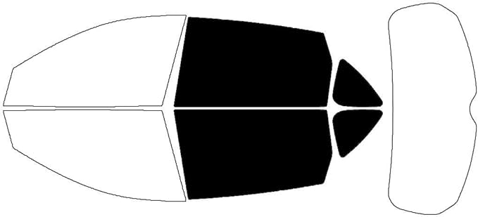 Rvinyl Window Tint Kit Compatible with Acura RDX 2019-2025 - Back Precut Kit - 5%
