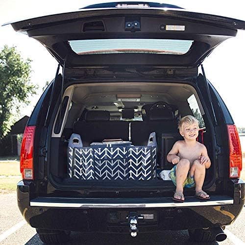 Orionstar Trunk Organizer, Foldable Car Storage Bag Portable Insulation Cooler Bag Collapsible Vehicle Organizer Divider Stor