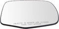 TRQ Passenger Side Mirror Glass Heated Convex Backing Plate For Factory Equipped & Aftermarket Mirrors Compatible with 21-22 