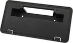 Front Bumper License Plate Frame Bracket Compatible with 2017-2019 Ford F250 F350 Super Duty, Black License Frame Holder Moun