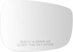 TRQ Passenger Side Mirror Glass Convex Non Heated For Factory Equipped Mirrors Only Compatible with 2015 Mazda CX-5 From 4 01