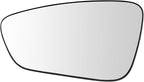 TRQ Driver Side Mirror Glass Non Heated For Factory Equipped Mirrors Only Compatible with 2015-17 Chrysler 200