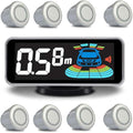 Backup Parktronic System Car Auto Vehicle Reverse with 8 Parking Sensors kit Distance Detection LCD Distance Display Sound Wa