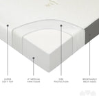 Milliard Full Tri Folding Mattress with Washable Cover, Full Size (75 inches x 52 inches x 4 inches)