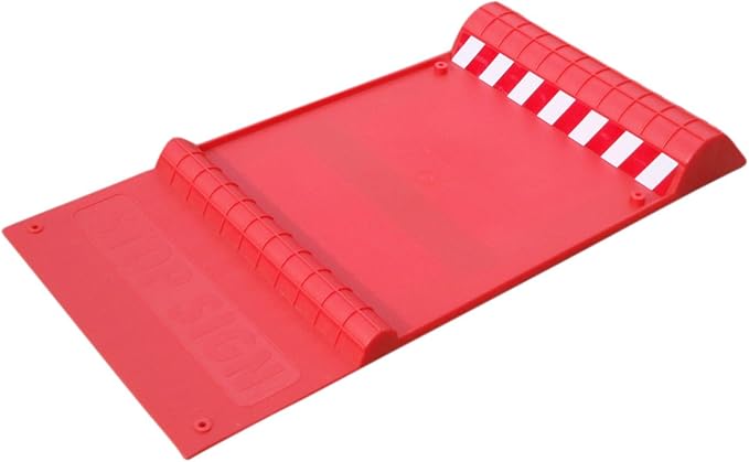 Maxsa 37359 Park Right 21" x 11" x 2" Parking Mat, Red
