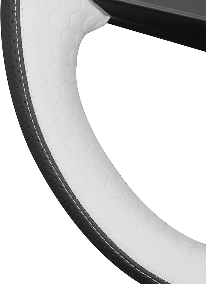 MEWANT Tesla Model 3 Highland/Model Y DIY Stitching Steering Wheel Cover Wrap for Tesla Model 3 Highland 2023-2025/Model Y 2025 Highland for Tesla Model 3/Model Y Accessories