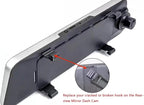 Bracket Rearview Mirror Dash Cam Holder - Convenient Replacement for Cracked or Broken Hook with Straps - Universal Accessories