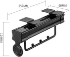 Pull Out Clothes Rail Extendable Pull Out Closet Rod - Wardrobe Pull-Out Trousers Rack, Pull Out Pants Rack Adjustable Closet