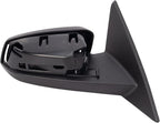 TRQ Driver & Passenger Side Power Mirror Set Paint to Match Caps Textured Black Compatible with 2010 Ford Mustang FO1320402 F