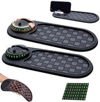 Anti-Slip Mat Solves Every Driver's Biggest Frustration, Multifunction Car Anti-Slip Mat, Rotating Anti Skid Car Dashboard Pa