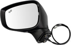 TRQ Driver & Passenger Side Power Heated Mirrors Manual Folding Blind Spot Paint to Match Compatible with 2017-2023 Mazda CX-