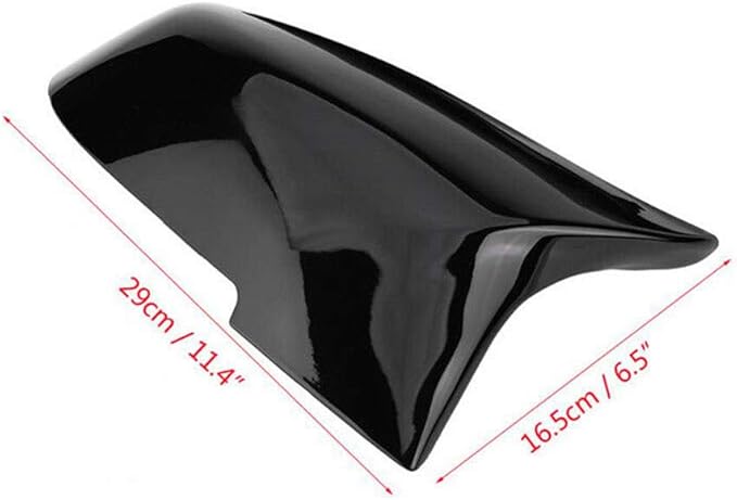 Black Rearview Mirror Cover Cap Compatible with BMW 228i 435i 116i 118i 120i 125i 130i 218i 220i 320i 328i 330i 335i 420i 428i 435i F21 F30 F31 F32 F33 F36