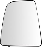 TRQ Driver Side Mirror Glass Heated Large Compatible with 2010-2022 Mercedes Benz Sprinter 2500 Sprinter 3500 MB1324116