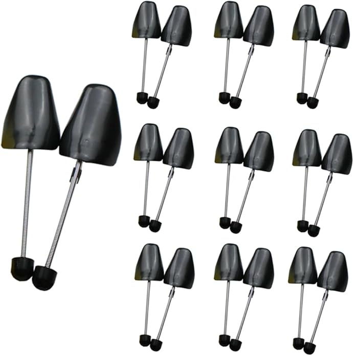 EchoDone 10 Pairs Plastic Shoe Tree Stretcher Shaper for Men