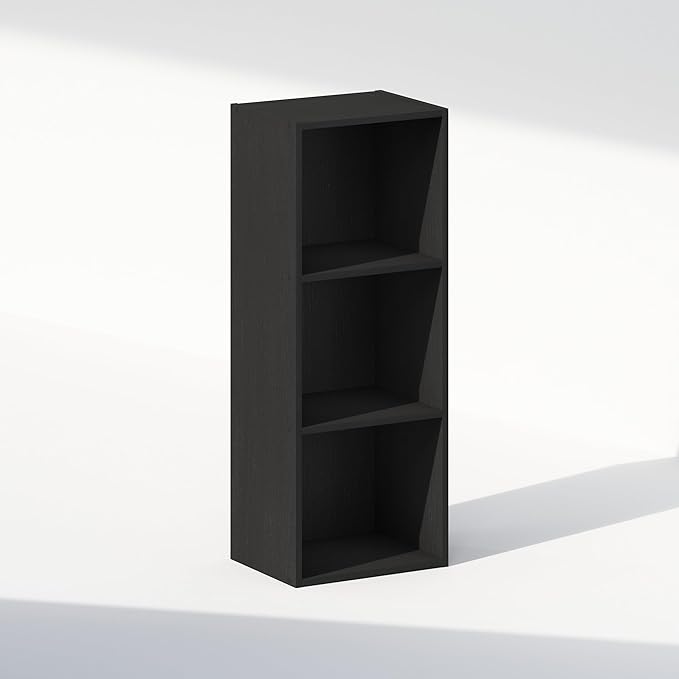 Furinno Reed Closet Organizers and Storage, 3-Tier Closet Organizer, Open Shelf Closet Storage, for Wardrobe, Bedroom, Living