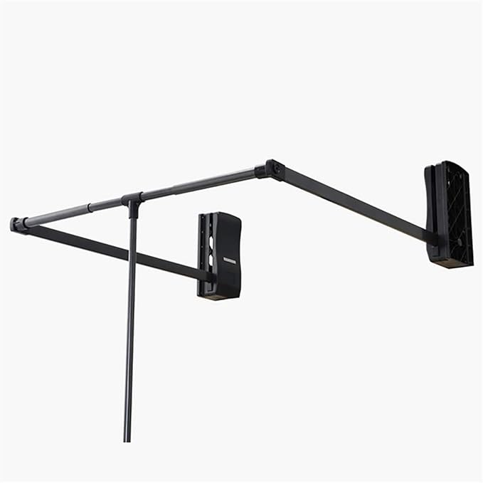 Extendable Pull Out Closet Rod - Pull-Down Wardrobe Clothes Rail, Extendable Wardrobe Rail Tube Rod, Hanging Rod for Closet S