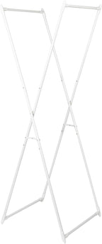 Household Essentials Valet Folding Clothes Rack, Strong Metal X-Frame, Chic Design, Great for Guest and Dressing Rooms, Porta