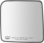 TRQ Passenger Side Mirror Glass Heated Compatible with 2011-2017 Jeep Wrangler 2018 Wrangler JK CH1325109