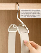 HARWAVE 4 Pack Bag Hangers, Purse Hangers for Closet, Hooks for Organizer and Hanging Bags Handbags Belts