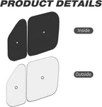 Front Windshield ＆ Side Window Sun Shade for 2014-2025 Dodge RAM ProMaster Full Size Cargo Van, Foldable Window Sunshade Sun Visor Protector, Window Shades Blocks UV Rays Heat, Pack of 5